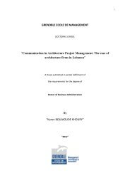 Communication in Architecture Project Management: The case of ...