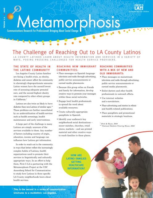 The Challenge of Reaching Out to LA County Latinos - Metamorphosis