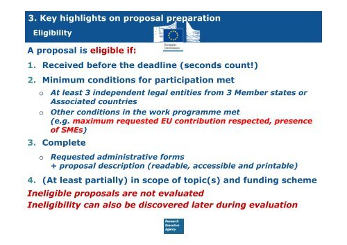 FP7 Space Research Proposal evaluation and role of the REA - Apre