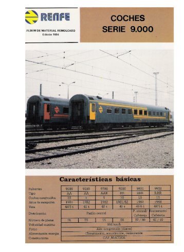 RENFE - Album de Material Remolcado - Coches ... - Digital Tren