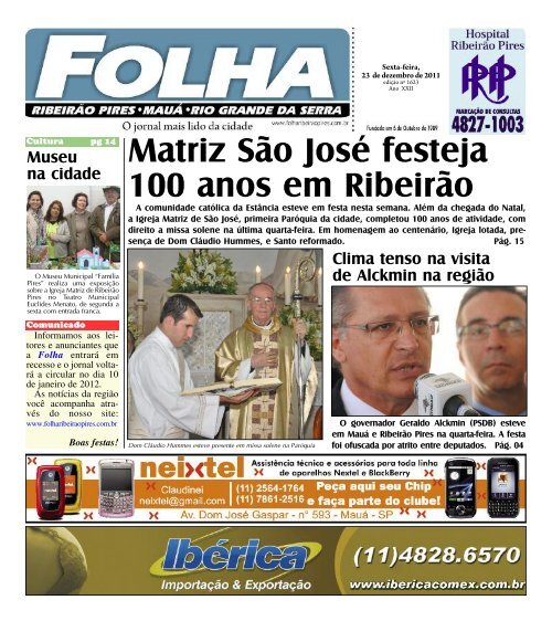 Download da Edição em PDF - Folha Ribeirão Pires