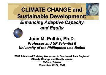 2. Enhancing Adaptive Capacity and Equity