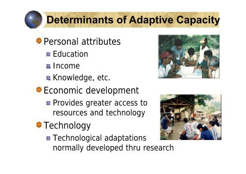 2. Enhancing Adaptive Capacity and Equity