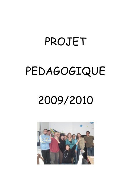 PROJET PEDAGOGIQUE - Bussy Saint-Georges