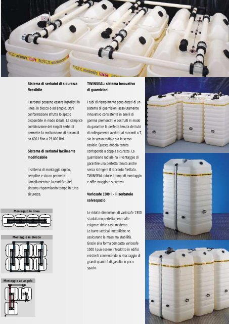 ROTEX variosafe: Stoccaggio di gasolio in tutta ... - Esedra ENERGIA