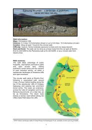 Eglwyseg - Clwyd-Powys Archaeological Trust