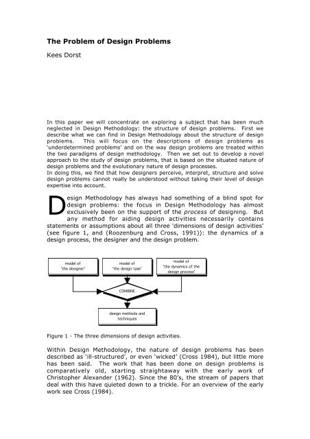 The Problem of Design Problems - Research