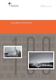Annual Report 2011 Holcim Ltd - Alle jaarverslagen