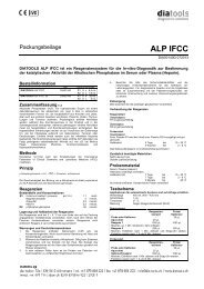 ALP IFCC - diatools AG