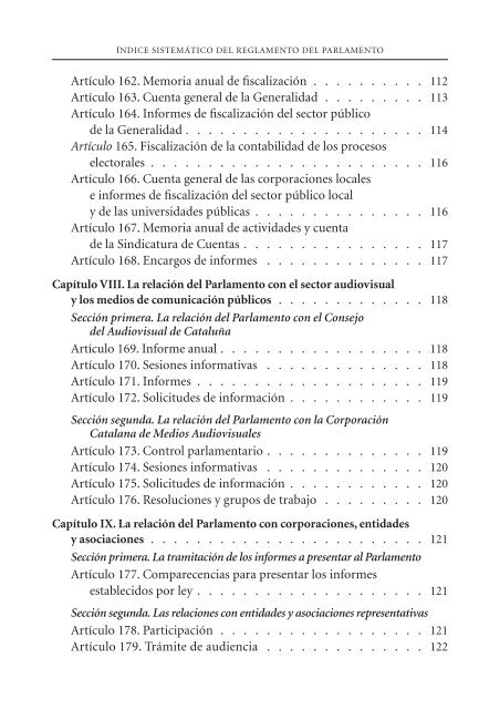 Reglamento del Parlamento de Cataluña. Texto consolidado