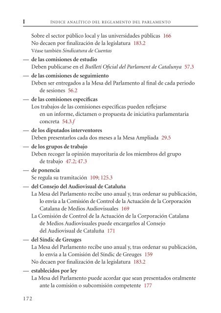 Reglamento del Parlamento de Cataluña. Texto consolidado