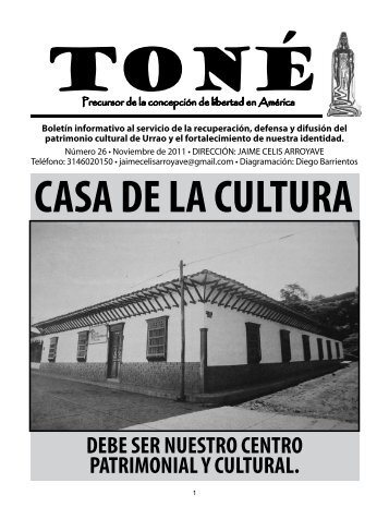 CASA DE LA CULTURA - Urrao