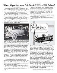 ReVere, Roamer, Rolls Royce, Ruxton - Arizona Classic Car Club