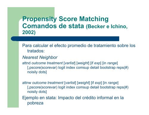 Propensity Score Matching - precesam