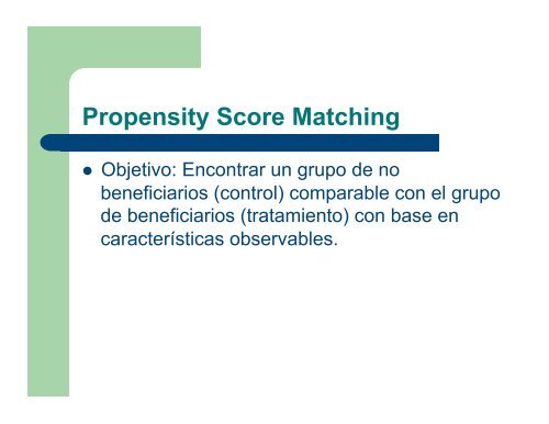 Propensity Score Matching - precesam