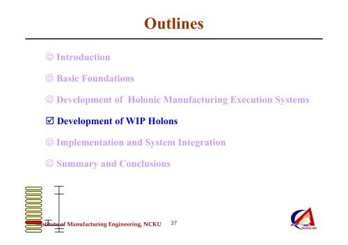 Development of Holonic Manufacturing Execution Systems