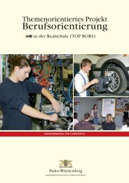 Handreichung BORS - Landesbildungsserver Baden-Württemberg