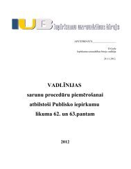 VadlÄ«nijas sarunu procedÅ«ru piemÄroÅ¡anai â sarunu procedÅ«ras ...