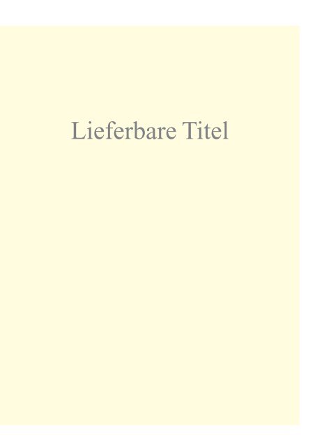 1. Neuerscheinungen 1-18