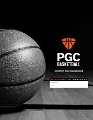 Coaches Welcome Booklet - PGC Basketball