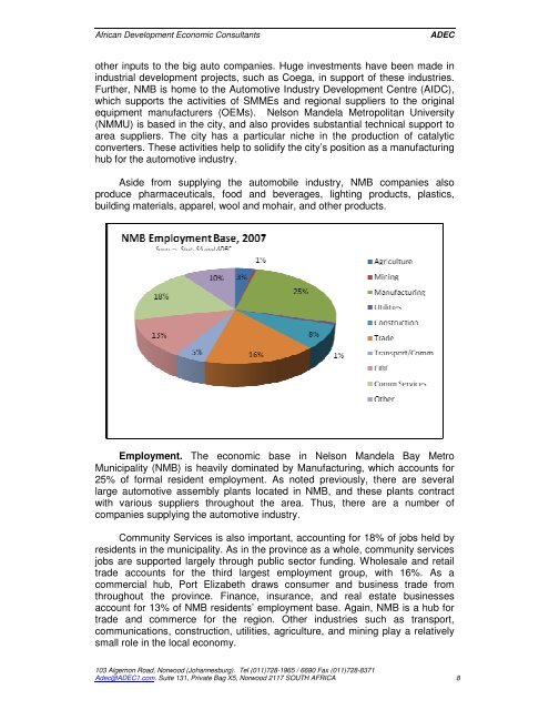 pre-feasibility assessment report - Innovationeasterncape.co.za