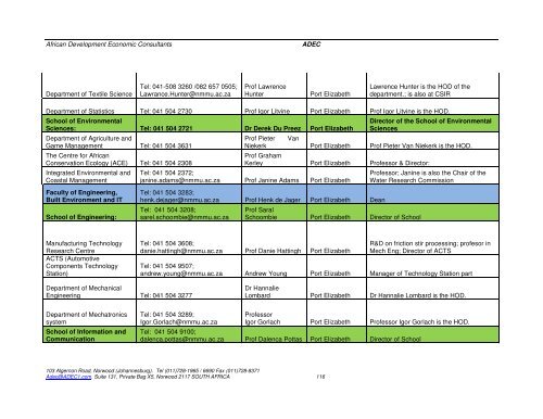 pre-feasibility assessment report - Innovationeasterncape.co.za