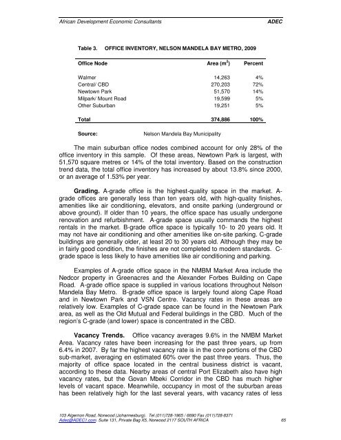 pre-feasibility assessment report - Innovationeasterncape.co.za