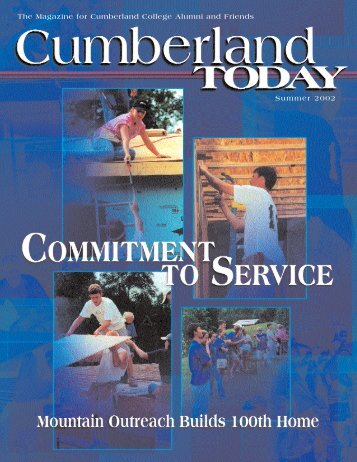 Cumberland Today-Summer 02 - University of the Cumberlands
