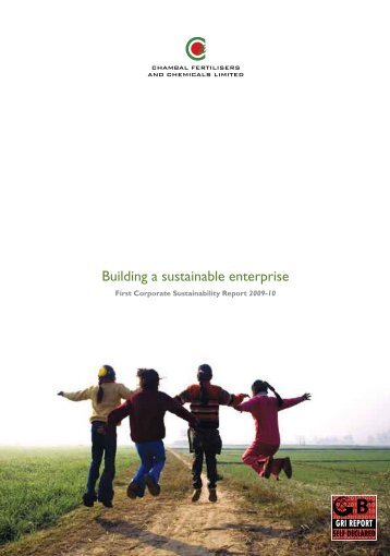 Building a sustainable enterprise - Chambal Fertilisers - Home