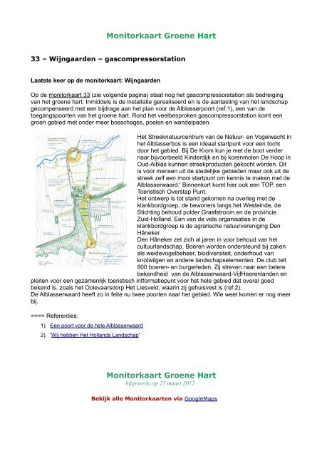 Gascompressorstation - Stichting Groene Hart