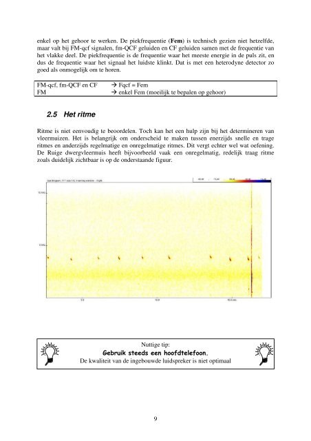 Bat-detector handleiding voor beginners - Natuurpunt