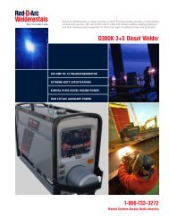 D300K 3+3 Diesel Welder - Red-D-Arc