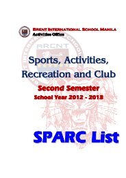 After-School Clubs - Brent International School Manila