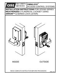 INSIDE OUTSIDE - OSI Security Devices