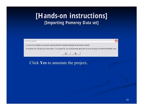 Microarray Data Analysis Using BRB-ArrayTools Version 4.2.0 ...