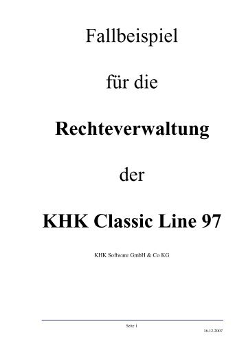 KHK Classic Line 97 - KHK-SOFT gute Software guenstig hier gibt es