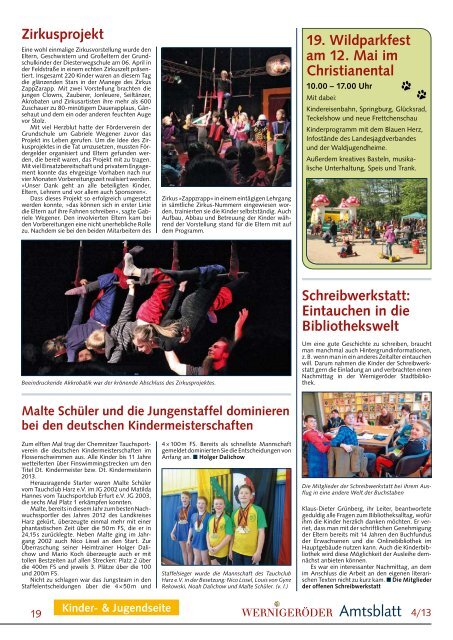 Amtsblatt Stadt Wernigerode 04 - 2013 (7.05 MB)