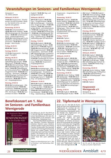 Amtsblatt Stadt Wernigerode 04 - 2013 (7.05 MB)