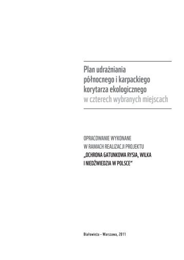 Plan udrażniania północnego i karpackiego korytarza ... - WWF