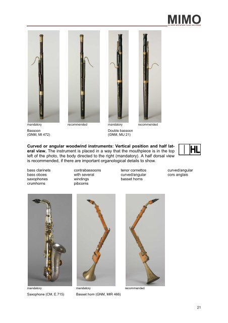 MIMO Digitisation Standard