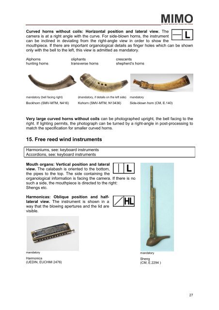 MIMO Digitisation Standard