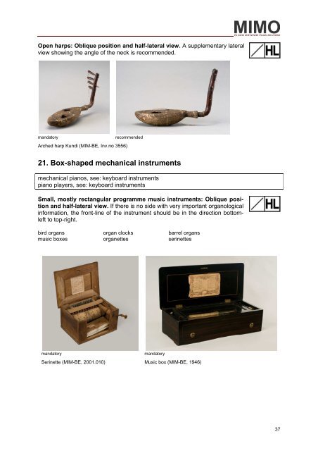 MIMO Digitisation Standard