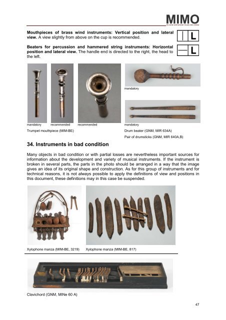 MIMO Digitisation Standard