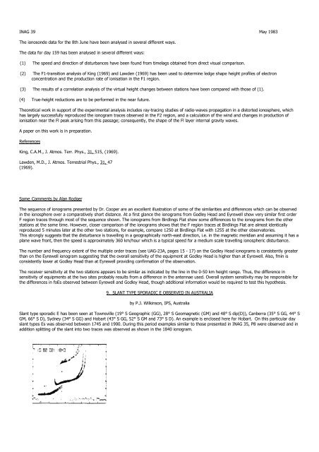 INAG 39 P - IPS - Radio and Space Services