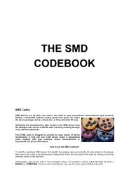 SMD Code Tabelle - Grieder Elektronik Bauteile AG