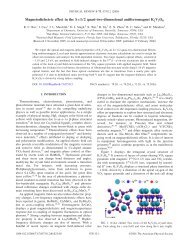 Magnetodielectric effect in the S=1/2 quasi-two-dimensional ...