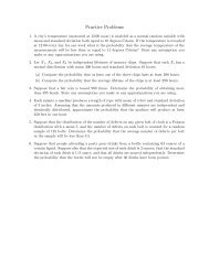 More Practice Problems