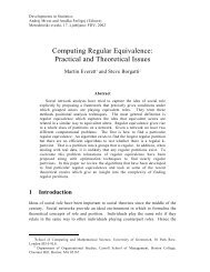 Computing Regular Equivalence: Practical and ... - CiteSeerX