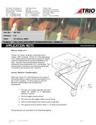 Frame 13 - Trio Motion Technology