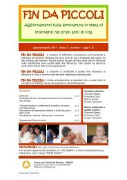 Fin da Piccoli anno 3 n 1.pdf - Centro per la Salute del Bambino